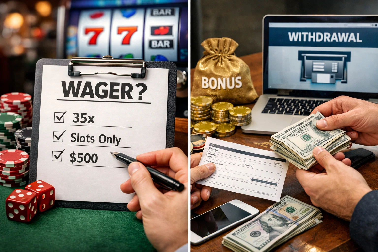 O que é wager no cassino e como sacar o dinheiro do bônus - 1